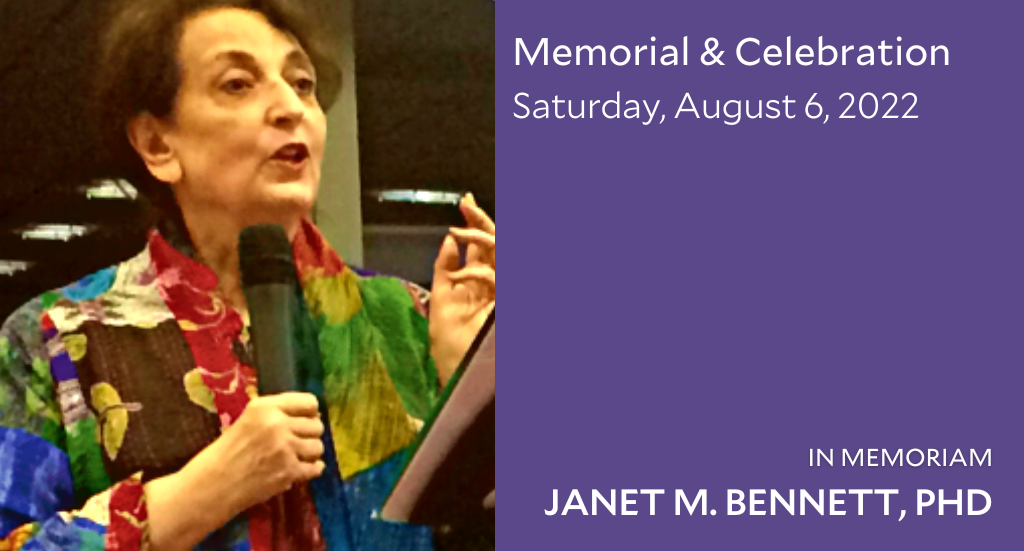 Janet delivering a keynote address